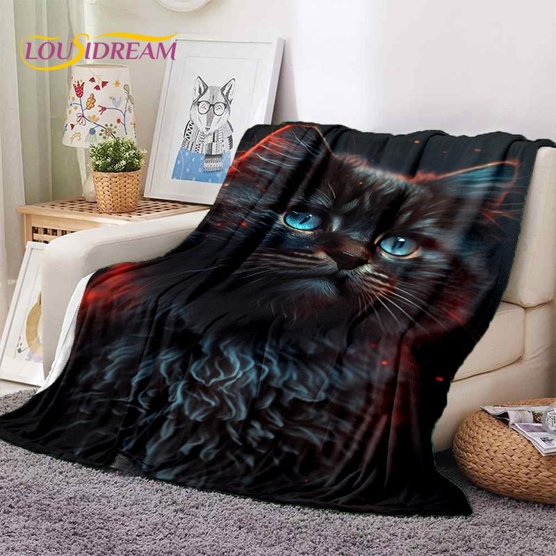 3D Persian Cat,Cute Calico Cat,Ragdoll Cartoon Soft Blankets,Keep Warm Throw Blanket for Picnic Beds Sofa Home Bedroom Gift Kid