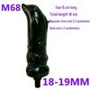 Fascial Gun Dildo Head Vibrator for Erotic Simulation (18~19mm)