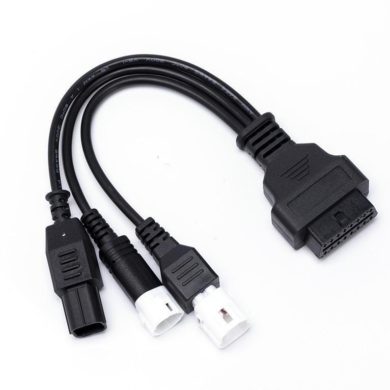 Кабель-адаптер OBD для мотоцикла Yamaha Honda: 3+4/6-контактный на 16-контактный