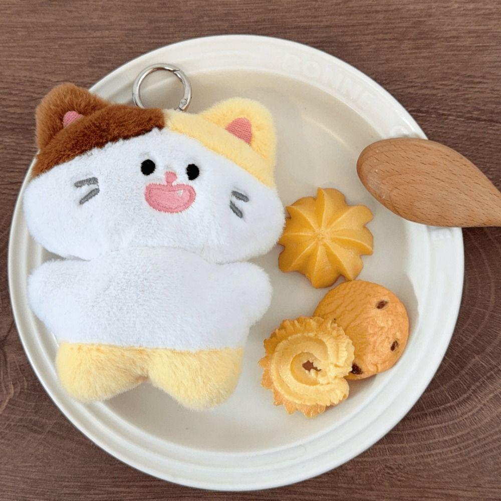 Аниме мультфильм брелок сумка кулон плюшевая игрушка милый кот плюшевый кулон рюкзак Декор