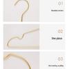 Aluminum Alloy Non-Slip Clothes Hanger, Rust-Proof Drying Rack for Wet & Dry Use