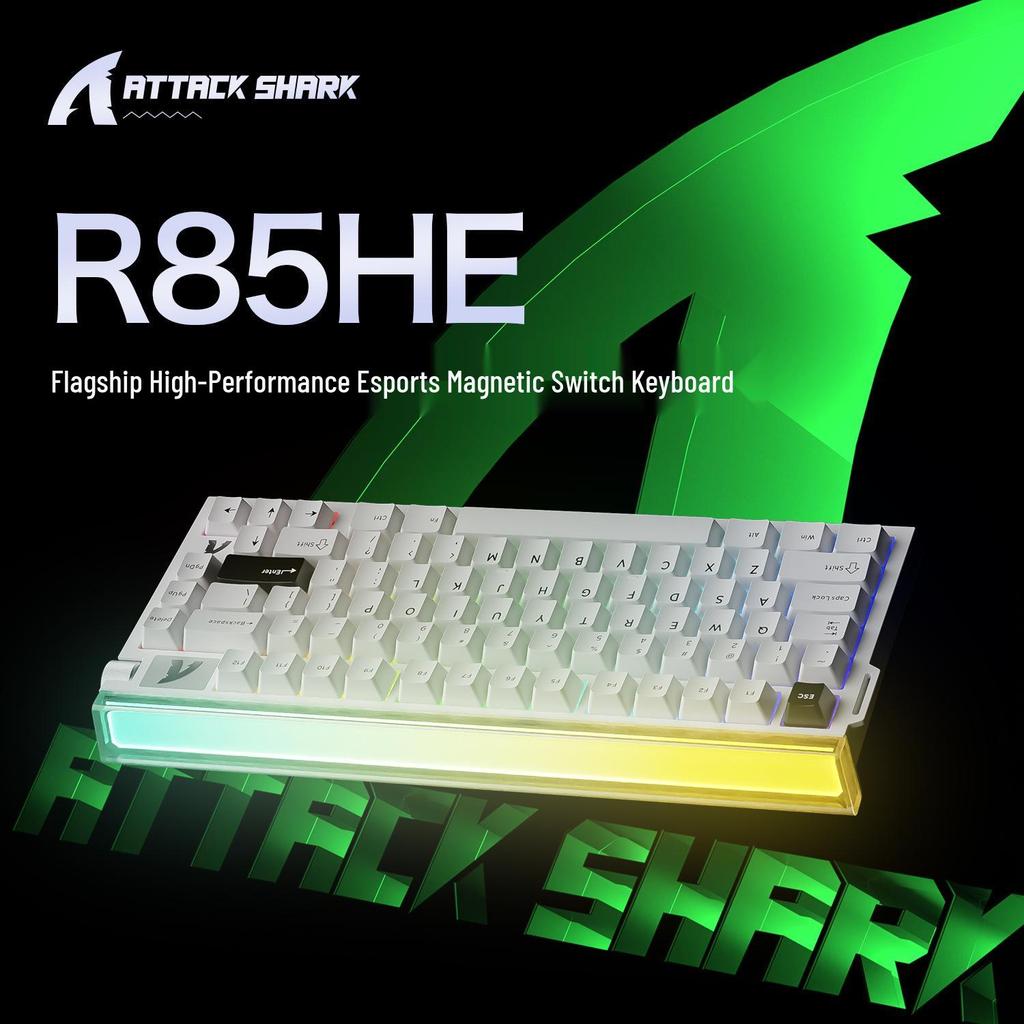 ATTACKSHARK R85HE RGB Киберспортивная проводная механическая клавиатура с лайтбоксом и низкой задержкой