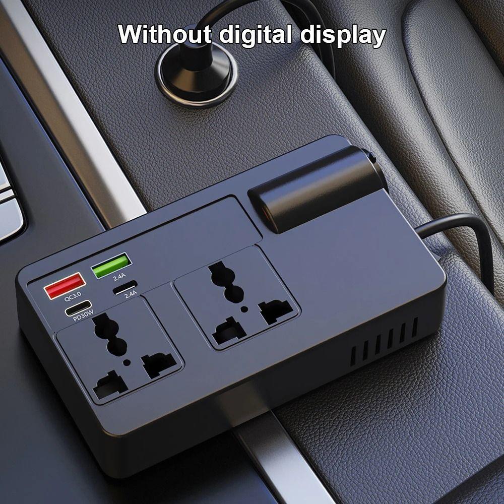 High Power Car Inverter DC 12V/24V To AC 220V Car Converter Socket Portable Power Adapter