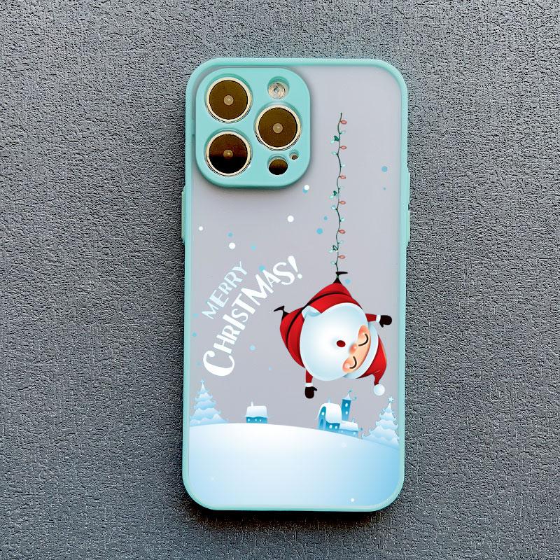 Чехол для телефона 'Рождественская елка и снежная сцена' для iPhone 14 13 12 Mini 11 Pro Max 16 15 Pro Max XS XR X 7 8 plus Ударопрочный чехол