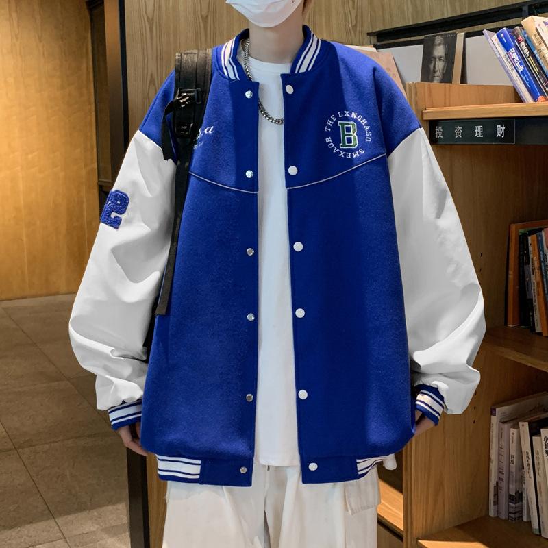 Куртка мужская пальто американский модный бренд бейсбольная одежда мужская весенняя новинка свободная вышитая повседневная куртка