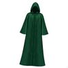 Adults Halloween Cosplay Cape Wizard Witch Medieval Long Hooded Cloak for Adults, Women, Men