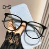 Anti-blue Light Glasses Unisex Retro Small Frame Clear View Strong Hinge Reduce Eye Fatigue Eye Protection Clear Bluelight Glasses Spectacles Office