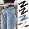 1PC Buckle-free Elastic Invisible Belt Casual Elastic Non Perforated Waistband