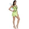 M-XL Halloween Butterfly Fairy Cosplay Magic Green Forest Elf Flower Fairy Angel Costume