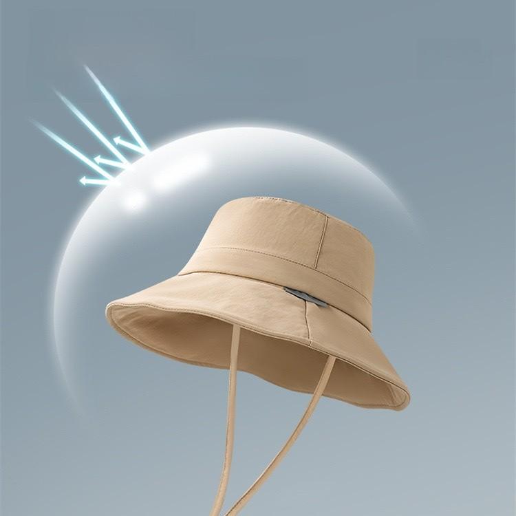 Outdoor Sun Protection Hat For Men Women With Wide Brim Breathable Ice Silk Summer Cap