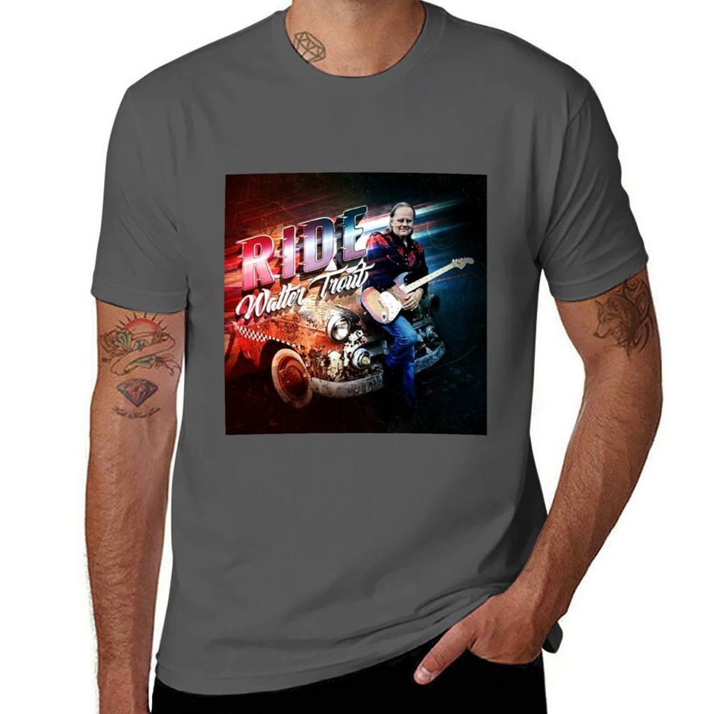 Walter Trout Tshirt Fashion Casual Short Sleeve Tshirt
