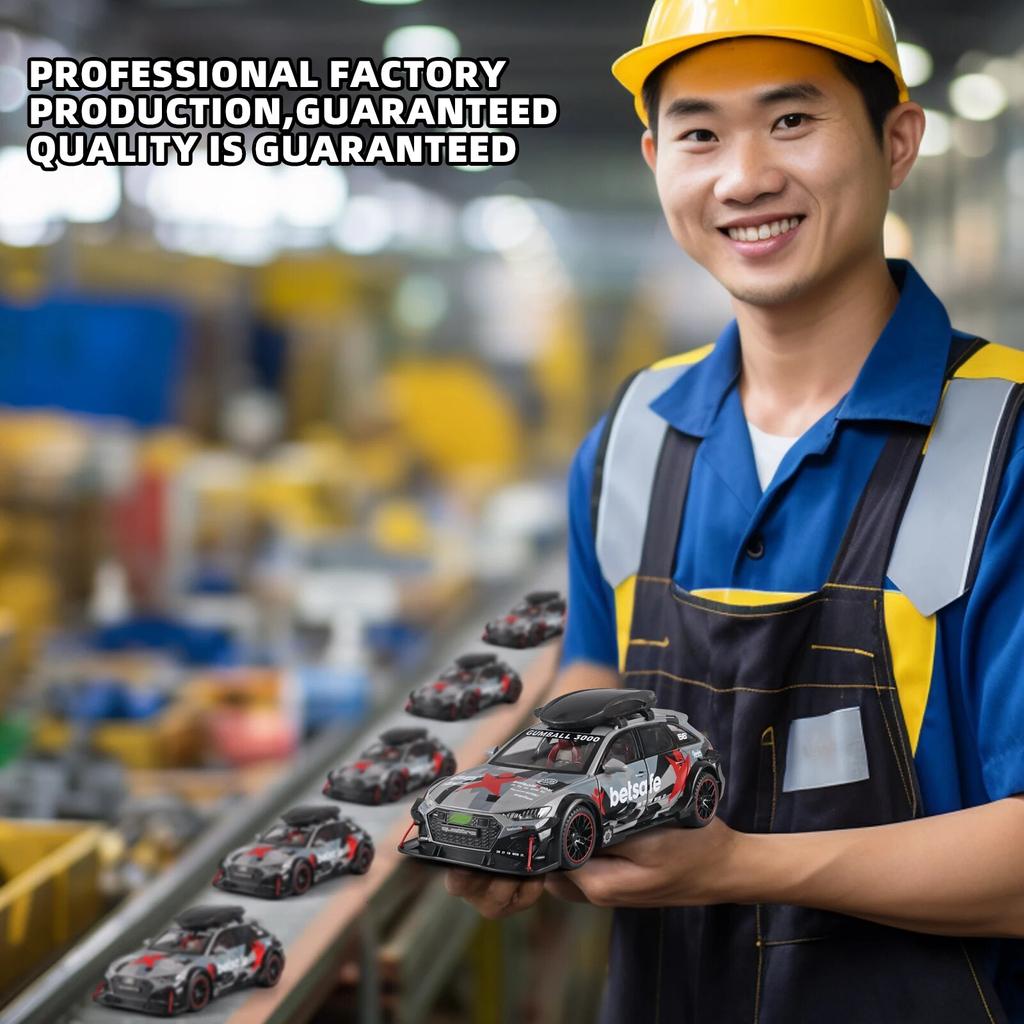 Масштаб 1/24 Гоночный автомобиль RS6 из литого сплава - Стильный предмет коллекционирования, Идеальный подарок для парня, Коллекционный экспонат