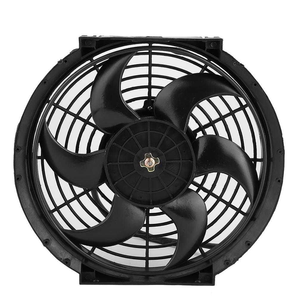 10-дюймовый электрический радиаторный тонкий вентилятор толкающий тянущий 12 В с установочными аксессуарами
