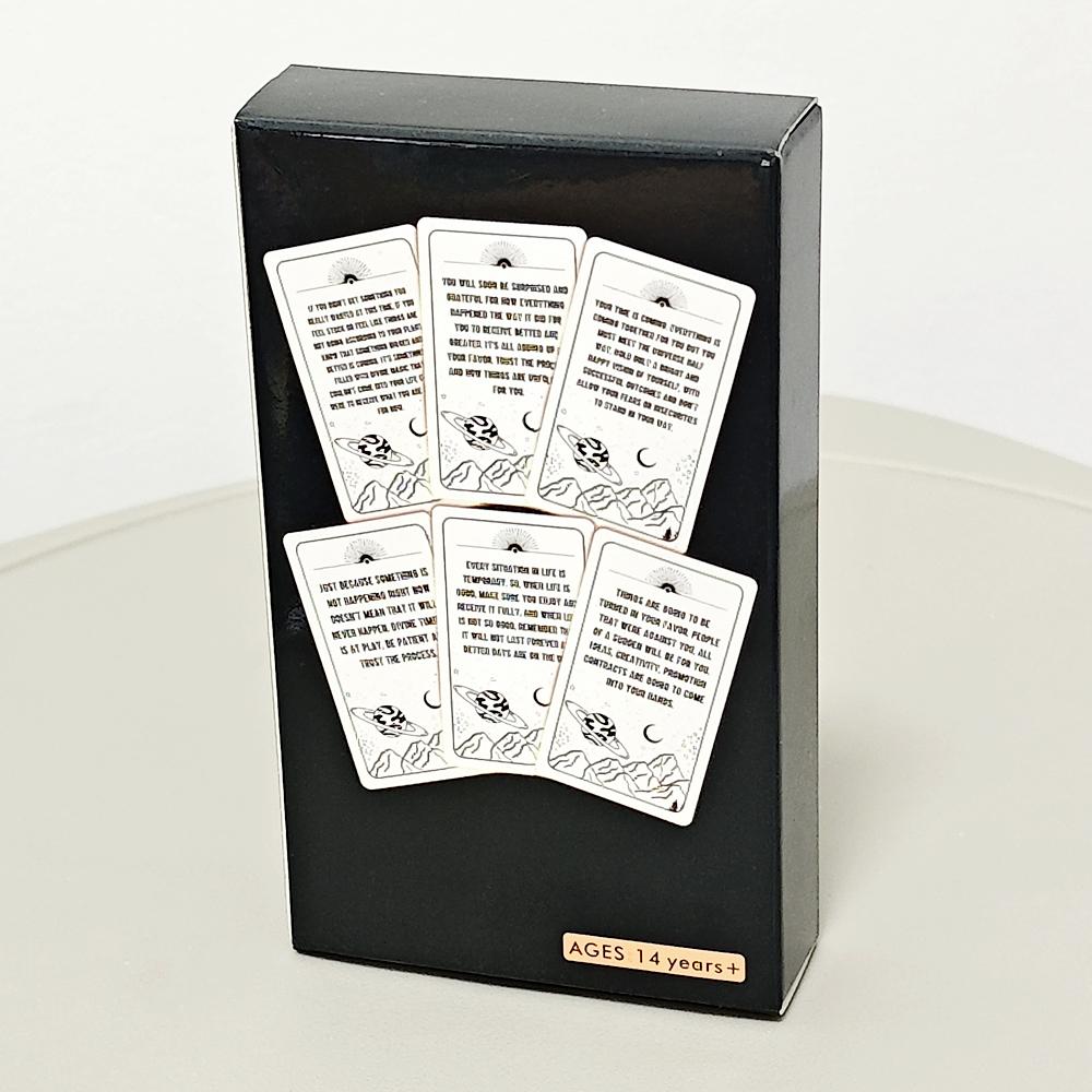 10.3*6см Оракул Послания Вселенной с Руководством от Ваших Наставников для Общих Раскладов 54 шт. Оракульные карты