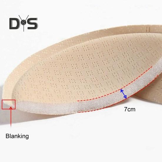 1 Pair Round Sponge Push Up Bra Pads for Women Latex Feel Invisible Insert Swimsuit Bikini Breast Enhancers Chest Cup Pads Accessories for Daily Wear