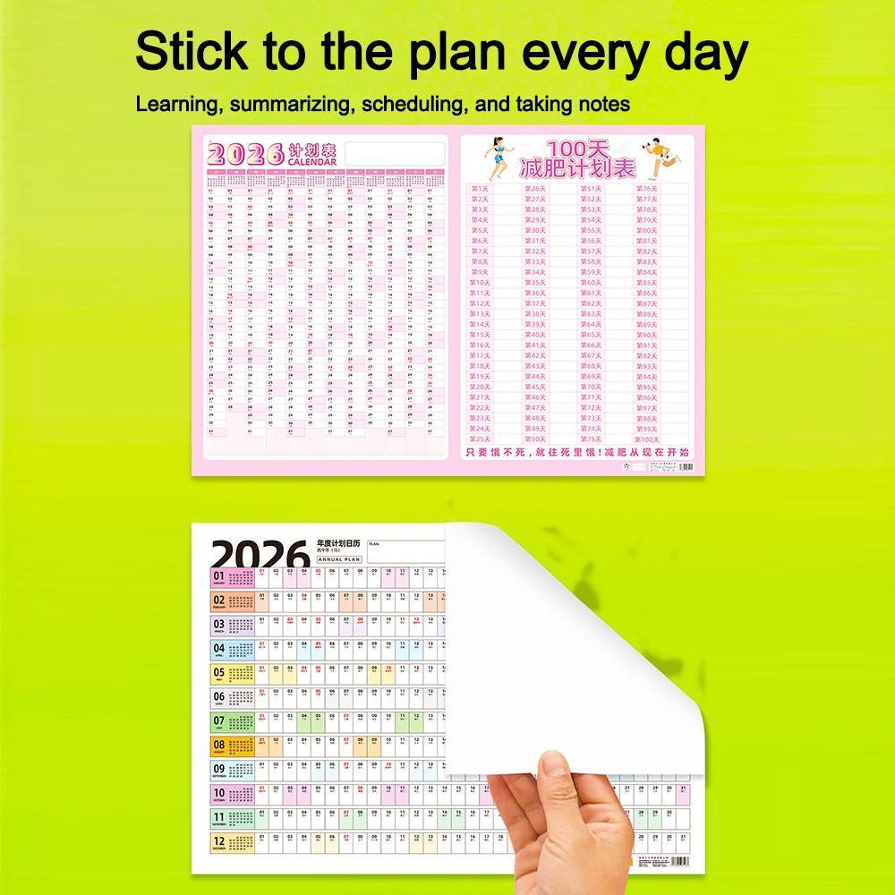 Large Wall Calendar Planner Target To Do List Planner Cartoon Schedule Organizer  Office Supplies