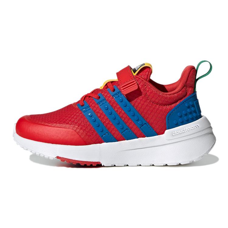 LEGO x Adidas Racer Tr 1.0 El K Низкие кроссовки для бега с защитой от истирания для детей Красный Синий Детские GX3183
