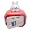 Kids Piggy Bank with Fingerprint and Password Automatic Scroll Paper Money Electronic Piggy Bank