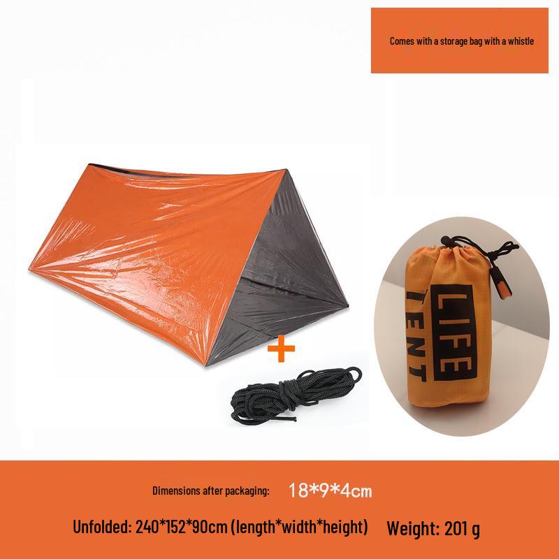 Аварийная палатка для выживания на открытом воздухе и термоодеяло