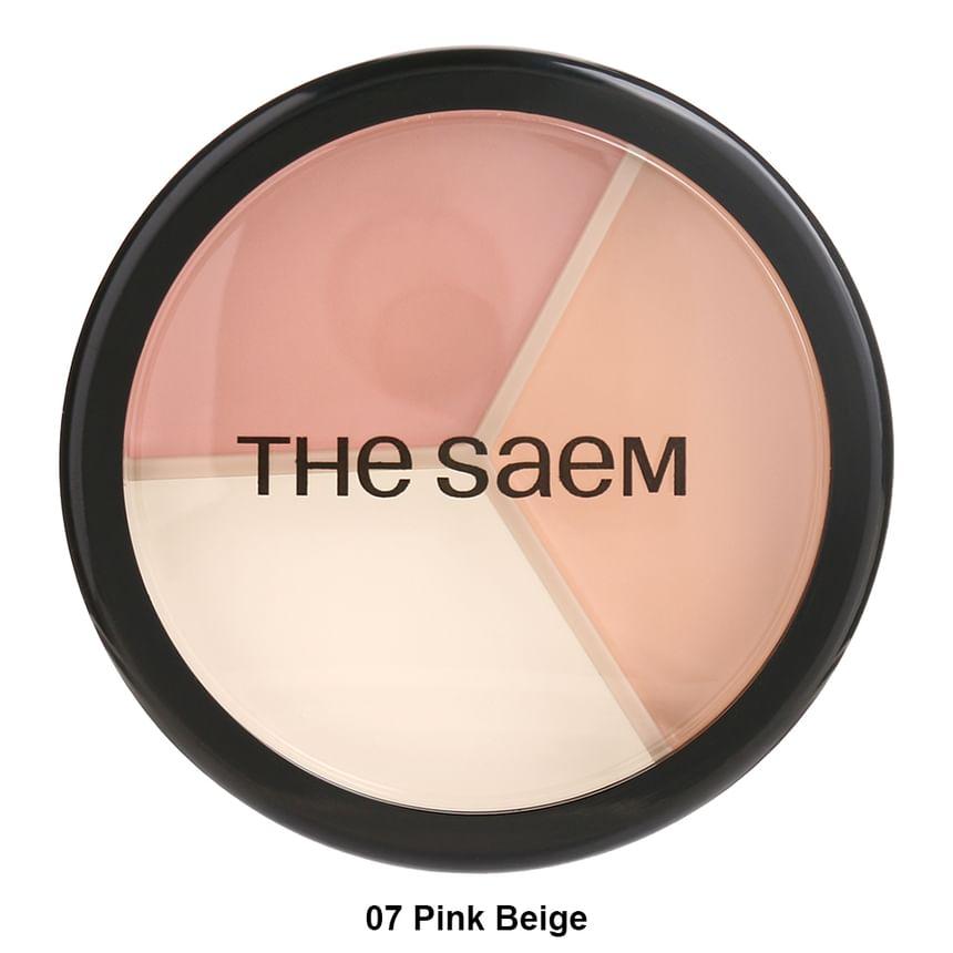 THE SAEM Cover Perfection Тройной консилер-стик 4,5 г x 3 / Мягкая текстура, Макияж, Корейская косметика, Kbeauty