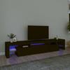 VidaXL TV Stand with LED Lights Entertainment Center Storage Media Console Living Room Furniture Home 3152795