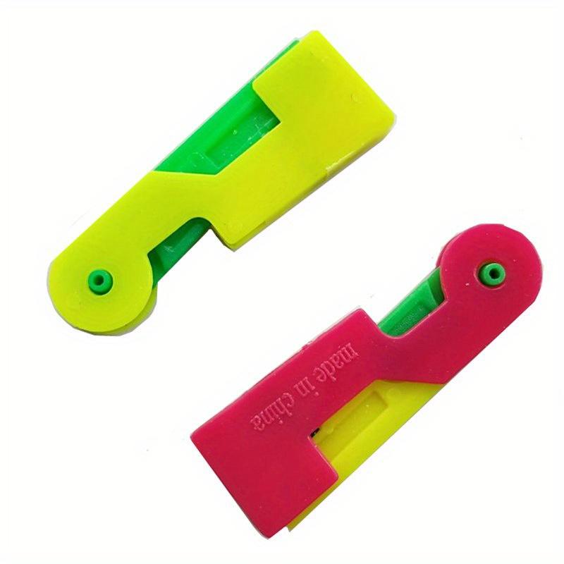 5pcs Random Color Elderly Convenient Automatic Sewing Needle Threader Thread Guide Tool AA8274