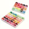 36pcs High-quality Sewing Thread Set 36 Grid Lines 36-color Belt Line Bobbin