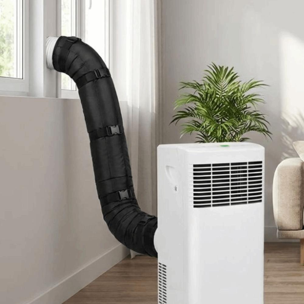 Waterproof AC Hose Insulation Sleeve AC Exhaust Pipe Thermal Cover For 5-5.9 Inch Hoses