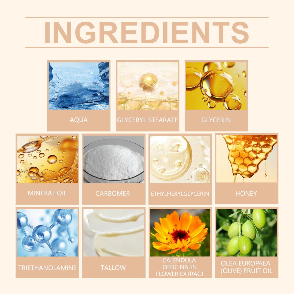 Tallow Skin Moisturizer Gentle Moisturizing Skin Care Moisturizing Softening Body Cream Organic Unscented Fast Absorbing Tallow Cream.