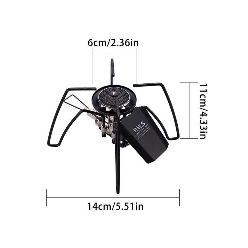 Spider Stove Ignitor Spider Folding Card Stove Camping Tableware Camping Kitchenware Camping Barbecue Stove Gas Stove