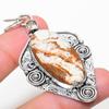 Wild Horse, Citrine 925 Sterling Silver Jewelry Pendant 2.60" B7u44