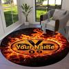 Bvb Fan Gear Custom Name Round Area Rug Carpet Rug For Living Room Bedroom Sofa Playroom Decor Nonslip Floor Mat