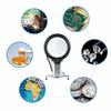 Loupe LED avec l'élargissement de l'objet 6x, loupe de lecture, avec lampe 2LED lampe loupe géante lecture mains libres