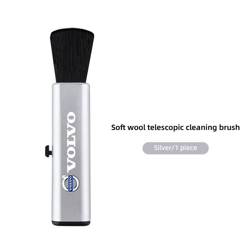 Car Interior Cleaning Tools Retractable Soft Wool Brush For Volvo EX30 XC60 XC40 V60 V40 XC90 XC70 V50 S60 V70 S90 Olestar AWD