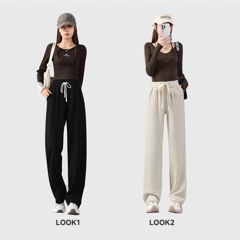 Warrior Women's Casual Wide-Leg Cotton Blend Pants