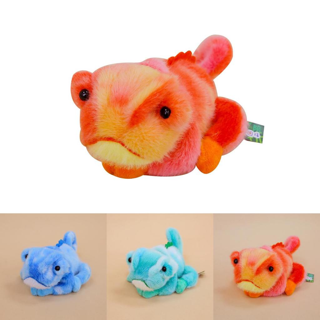 Plush Animal Keychain With Magnetic Color Changing Chameleon For Cute Gift And Decoration