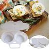 Food Grades Plastic Microwave Cooking Eggs Steamer Convenient Kitchen Cooking Mold Egg Poacher Kitchen Gadgets Fried Egg Tool