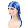 2 шт. шелковистый Durag для мужчин и женщин длинный хвост Durag Wave головные повязки на шею атласный Doo Durag с широкими ремнями