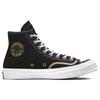 Converse 1970-е Chuck Taylor All Star Classic Универсальные Высокие Эспадрильи Унисекс Углеродно-черный