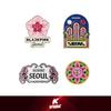 Официальный значок BLACKPINK [KOREA EDITION] - Традиционная металлическая брошь K-Heritage