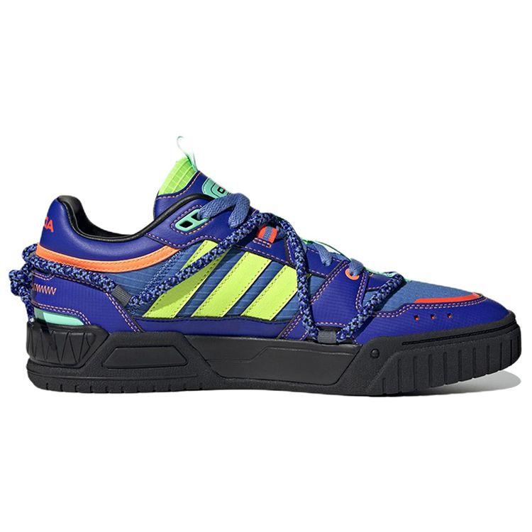 Adidas Neo D-Pad Модные Повседневные Нескользящие Износостойкие Низкие Кеды для Скейтборда Унисекс Кроссовки Синий Зеленый Желтый HQ7057