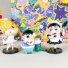 Funny Crayon Shin Chan Grass Skirt Maid Mermaid Angel Style Ornament Model