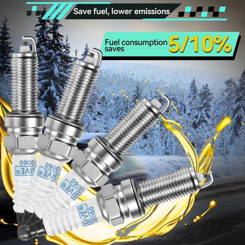 4PCS For Hyundai Accent Veloster Elantra Kia cee'd Venga Soul Rio 1.4L 1.6L 2006- Iridium Spark Plugs 1885510060 1885410080