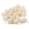 20pcs 3cm Rattan Ball Aromatherapy Rattan Ball Parrot Interactive Boredom Toy Natural Plant  Handmade Decorative Ball Accessories