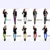 European-American Fashion Faux Patent Leather Mid-Waist Stretch Pants - Bright, Nine-Point Length