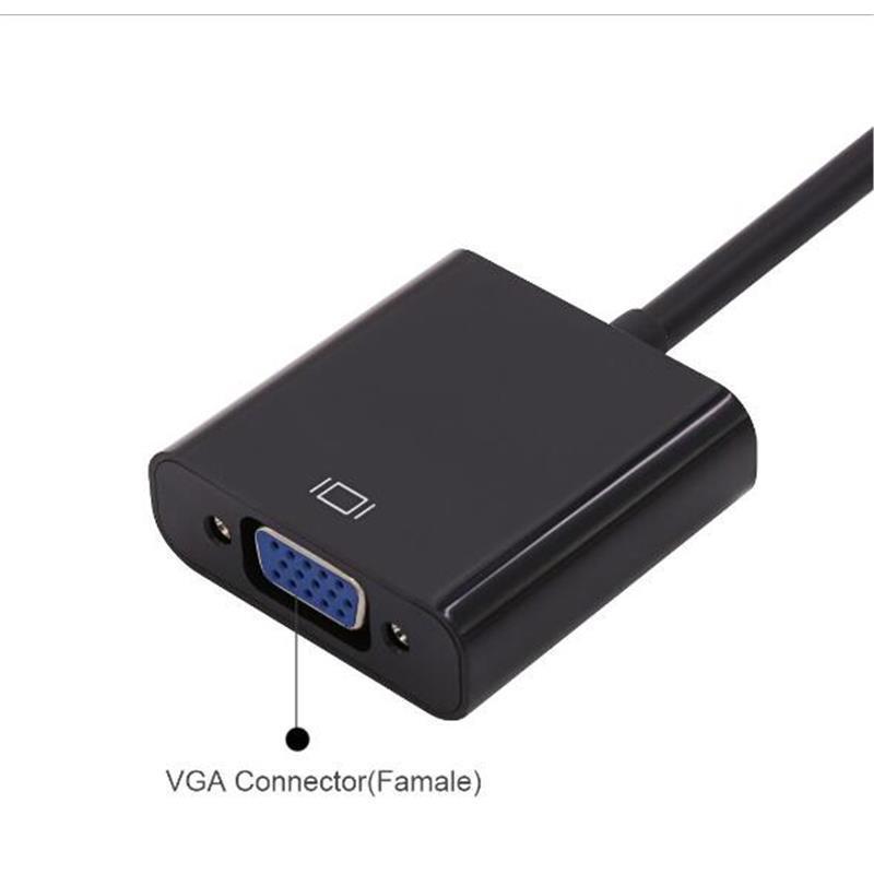 Адаптер DisplayPort на VGA, штекер-розетка C