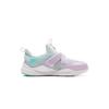 Li Ning Kids Sports Lifestyle Series Fabric Soft Lightweight Fashion Shock Absorption Rebound Low-Top Casual Shoes Kids Casual Shoes Purple YKNU120-6