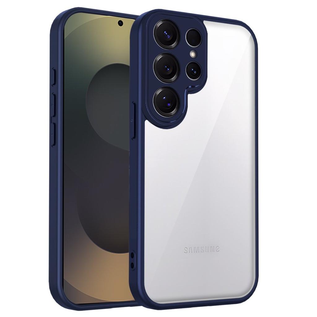 Прозрачный мягкий чехол для телефона для Samsung Galaxy S25 S24 S23 S22 Plus Ultra S21 S20 FE Противоударный защитный чехол Твердая акриловая оболочка