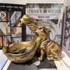Animal Hippo Statue Home Resin Figurine Art Decoration Sundries Key Container Table Sculpture