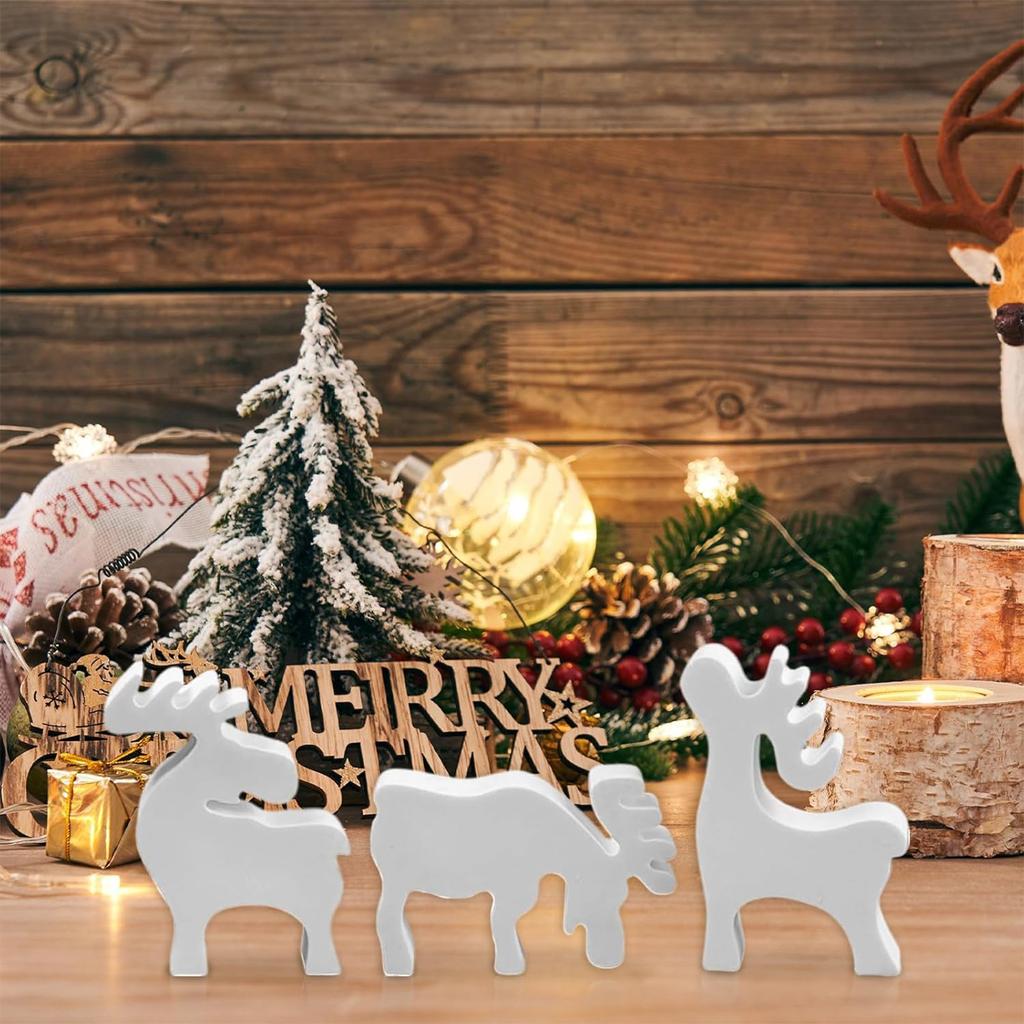 Silicone Mould Christmas Elk DIY Silicone Moulds Casting Moulds Christmas Moulds Silicone